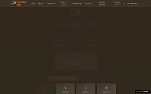 Curedom SMP - Best Minecraft Survival Server | Join Today