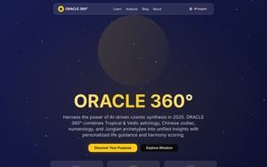 ORACLE 360° - AI-Powered Astrology Calculator & Birth Chart ...
