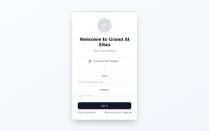 Grand AI Sites