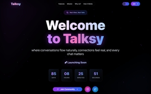 Talksy | Anonymous Chat App - Vibe, Vent & Connect in Real-Time