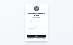 Creator Hub (Copy)