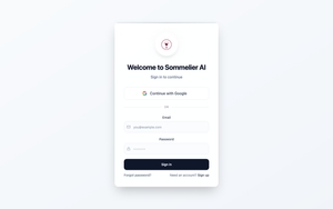 Sommelier AI